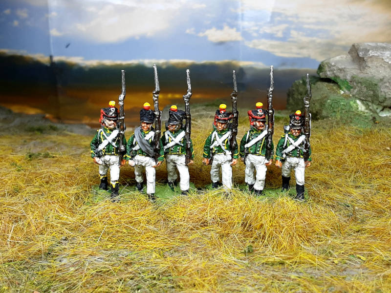 1813 - 1815: Französische Junge Garde - Flanquer-Grenadiere  (marschierend)