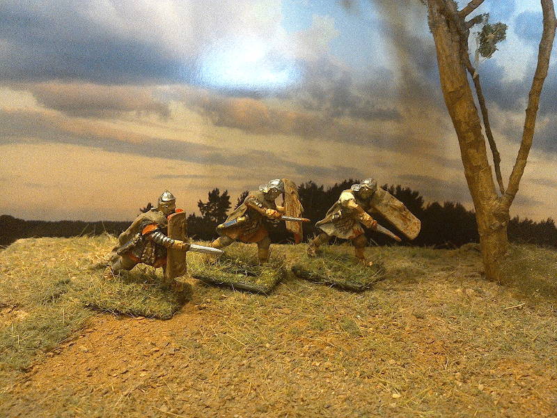 Römische Legionäre angreifend (2 AD)