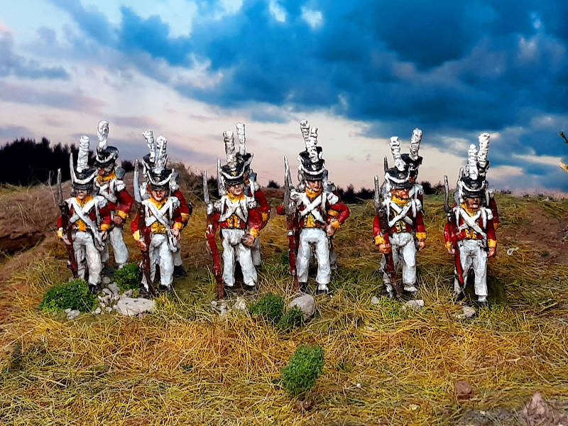 1810 - 1813: Königreich Sachsen - Leib-Grenadier-Garde (mit Tschako)