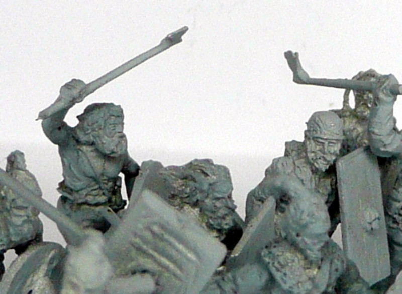1 - 3 AD: Germanische Stammeskrieger (stürmend)