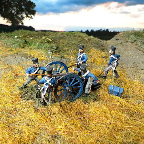 Preußische reitende Artillerie - Kanonenbedienung