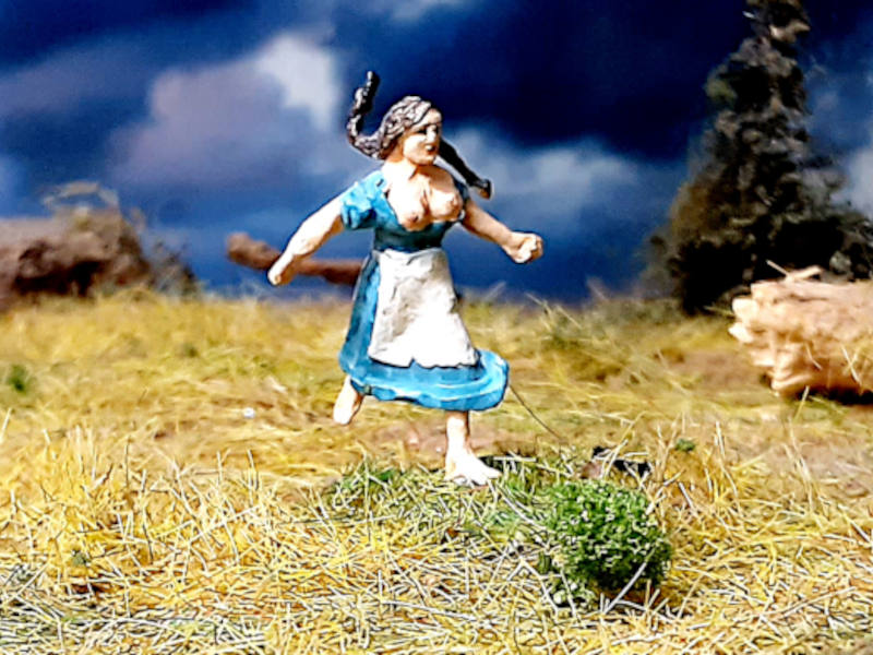 16. - 19. Jhd.: Laufendes Mädchen - 1/72