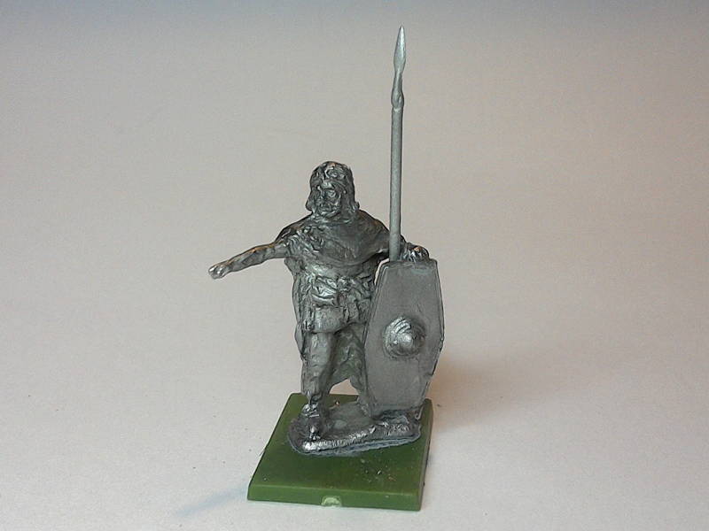 Germanischer Krieger (das Schild abgesetzt) - 1 - 3 AD