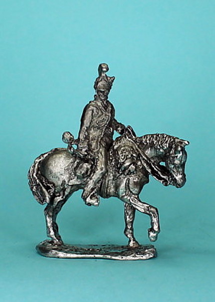 Österreichischer Dragoner - Trompeter abwartend (1809 - 1815)