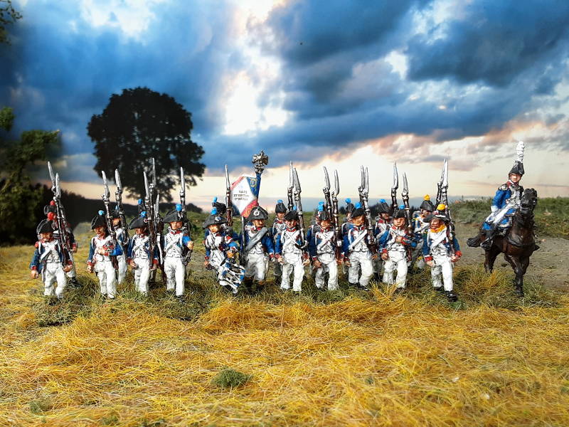 1800 - 1807: Französische Linieninfanterie (Gestaltungsbeispiel)