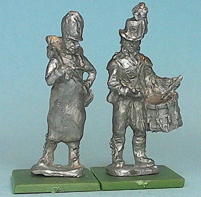 Österreichische Landwehr - Sapeur und Trommler (1809 - 1814)