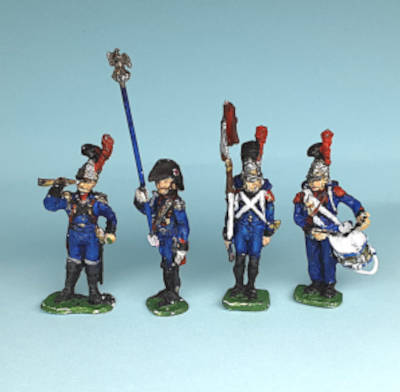 1810 - 1815: Französische Pioniere der Garde - Command Set - 1/72
