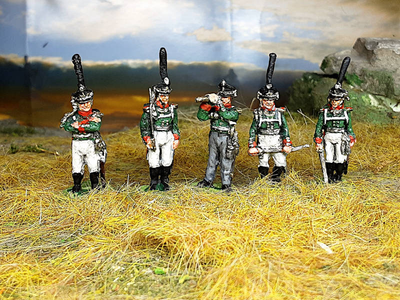 1812 - 1815: Russen - Offiziere der Linieninfanterie abwartend (1/72)