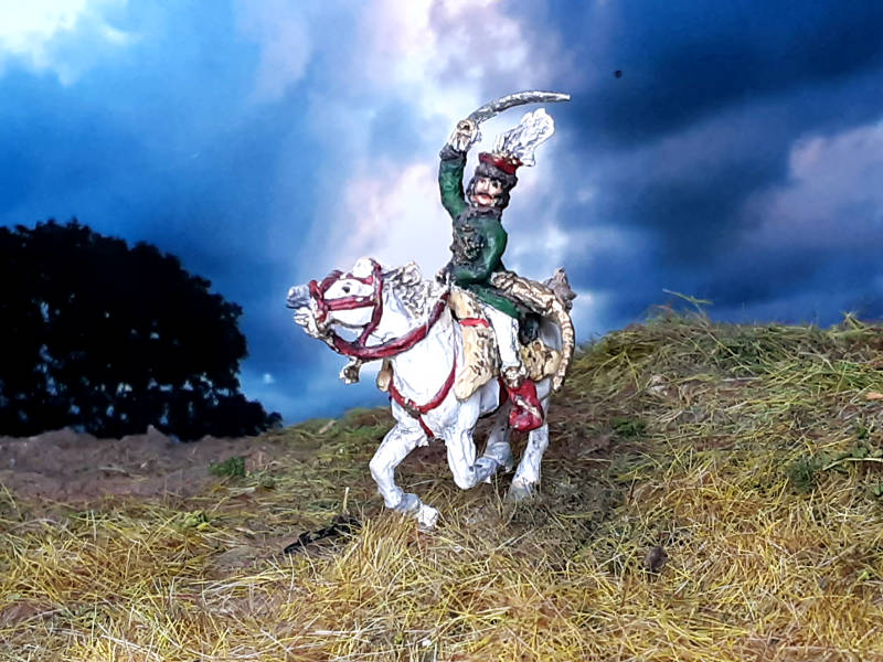 bis 1814: Murat (Kommandant der Kavallerie in der Grande Armee) im Galopp