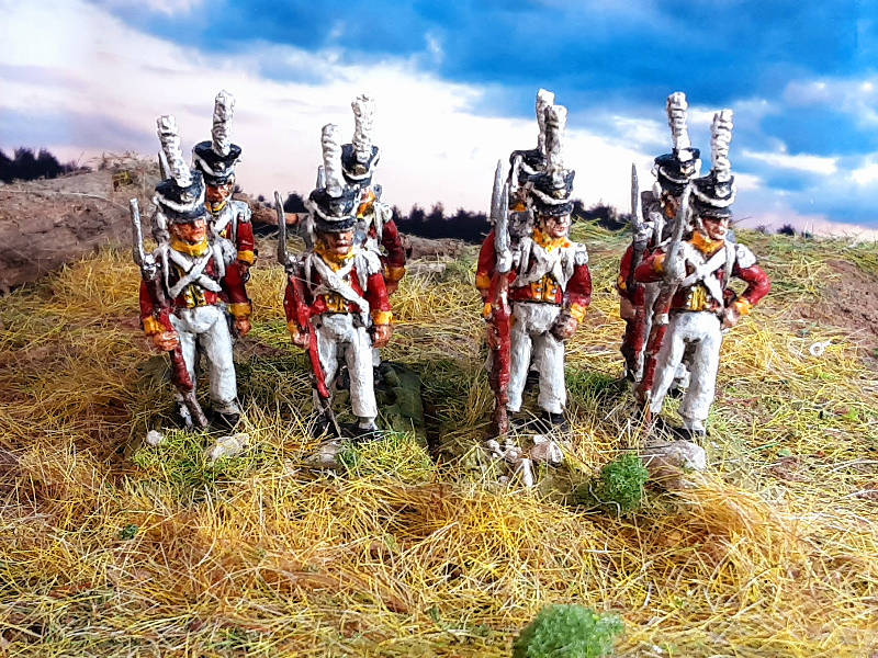 1810 - 1813: Königreich Sachsen - Leib-Grenadier-Gardisten (abwartend)