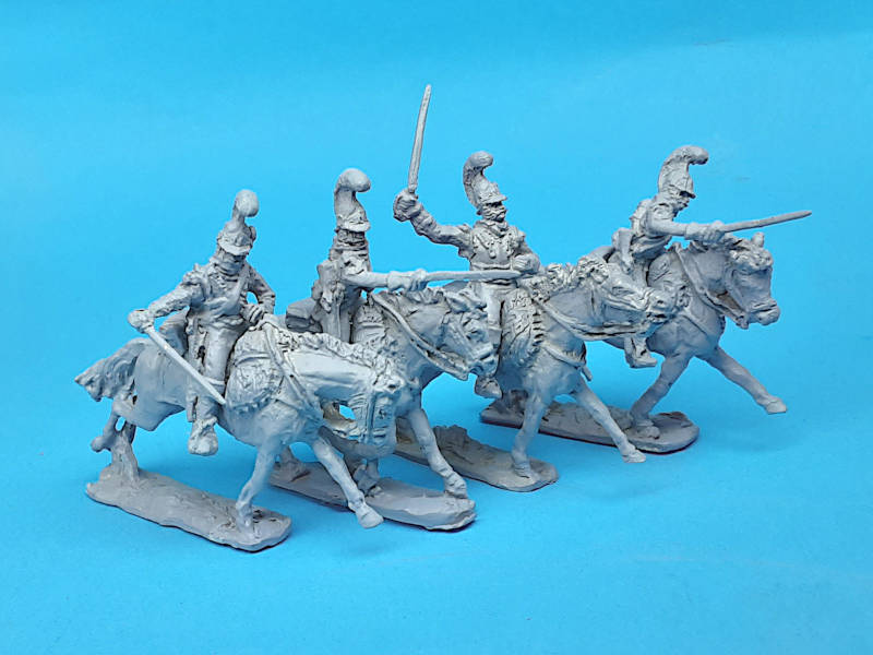 1810 - 1815: Französische Karabiniers (zu Pferd, galoppierend) - 1/72