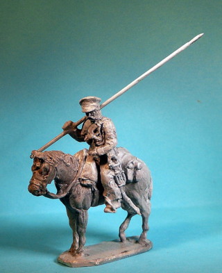 1812 - 1814: Russischer Kosake (stehend, zu Pferd )