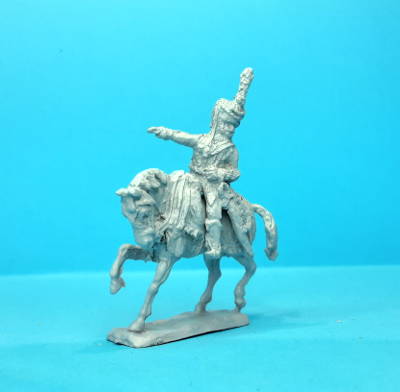 1805 - 1815: Französischer Major der Husaren (zu Pferd)
