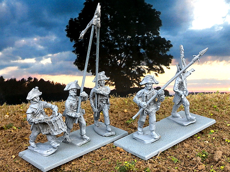1806 - 1807: Preußische Musketiere - Command Set (Bausatz))