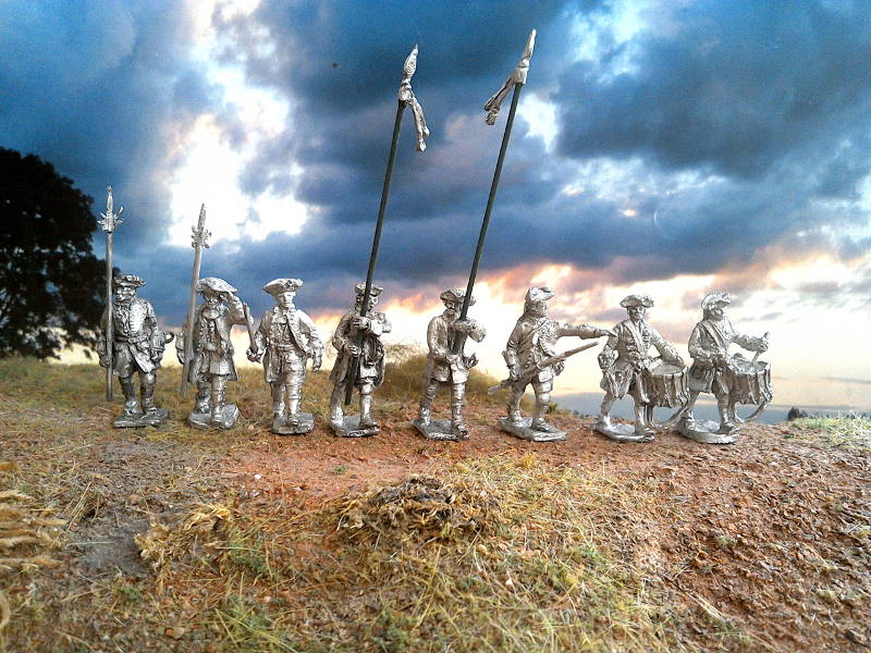 Französische Linieninfanterie - Command Set (1740 - 1763)