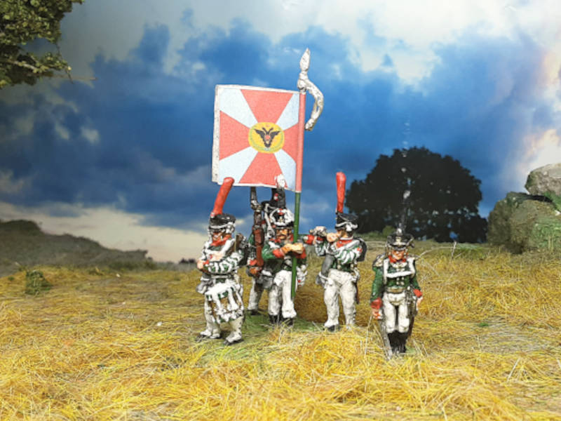1812 - 1815: Russen - Grenadiere mit Kiwer-Tschako - Command Set (1/72)