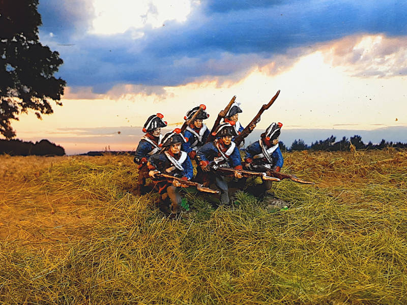 1806 - 1807: Preußische Musketiere -- Modellbau - 1/72