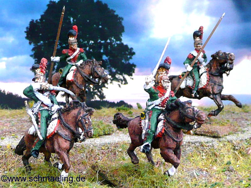 1811 - 1815: Französische Linien-Lanciers - Elitekompanie (1/72)