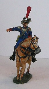 1807 - 1814: Französicher Offizier der Linie (zu Pferd)