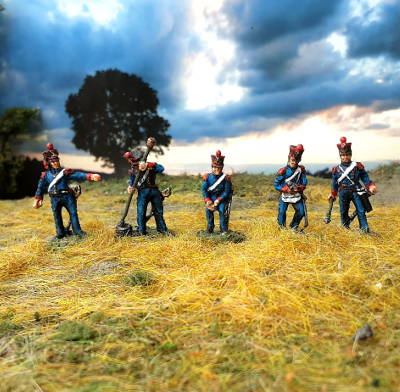 1813 - 1815: Französische reitende Linienartillerie