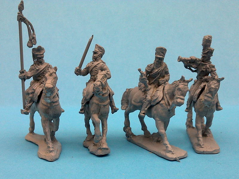 1813 - 1815: Preußische Dragoner - Command Set (abwartend)