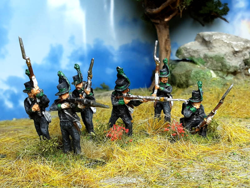 1815: Braunschweiger Avantgarde - Leichte Infanterie - Mannschaft - 1/72
