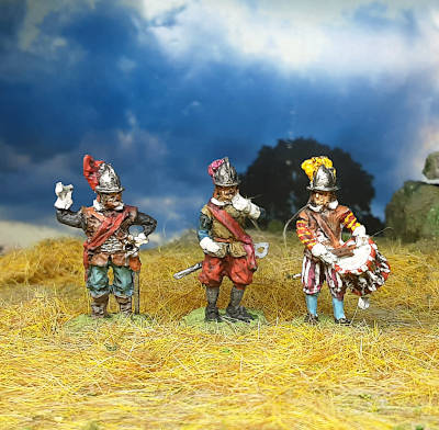 1618 - 1648: Command Set mit Helmen (1/72)