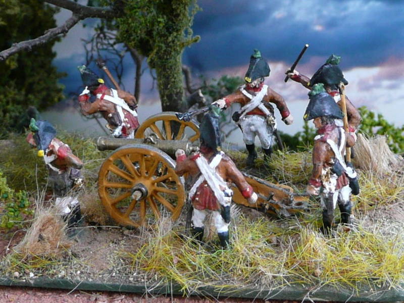 Österreichische Fußartillerie ohne Kanone (1809 - 1815)