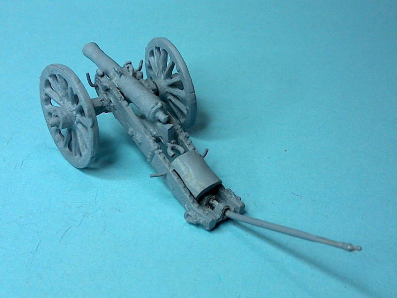1808- 1815: Russische leichte 6-Pfund-Kanone (Arakaccheev-System)