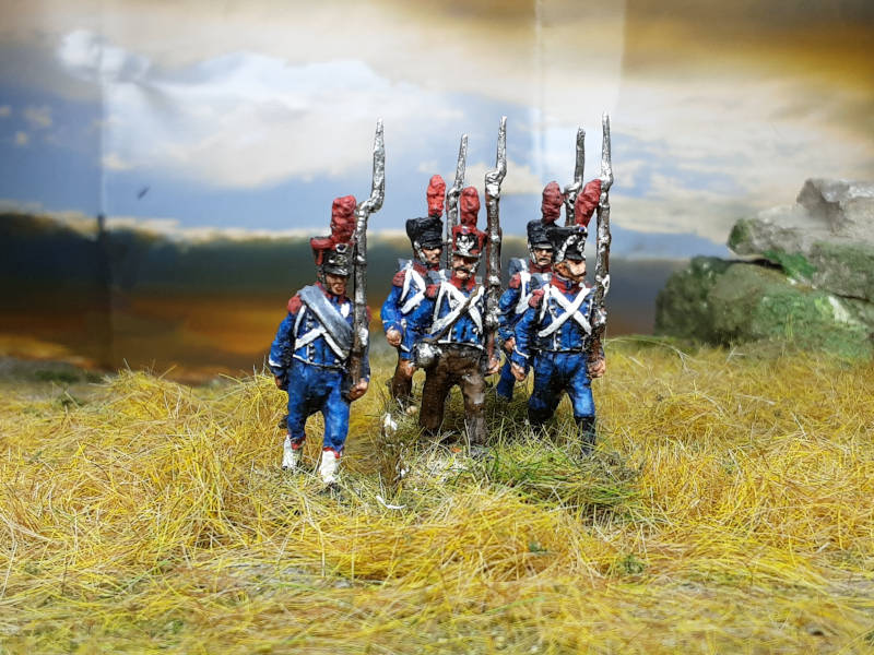 1813 - 1815: Karabiniers der Französischen leichten Linieninfanterie (Waterloo)
