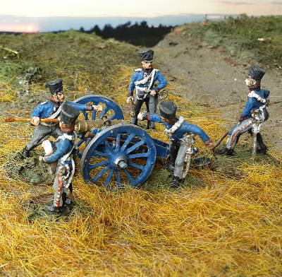 1813 - 1815: Preußische reitende Artillerie inkl. 7-Pfund-Haubitze