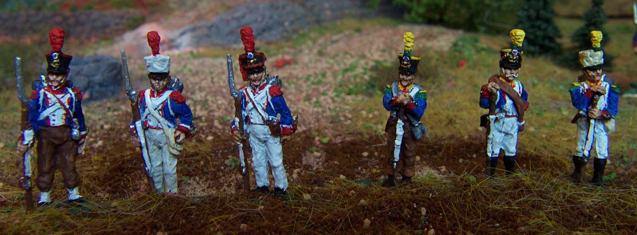 Französische Grenadiere und Voltigeure