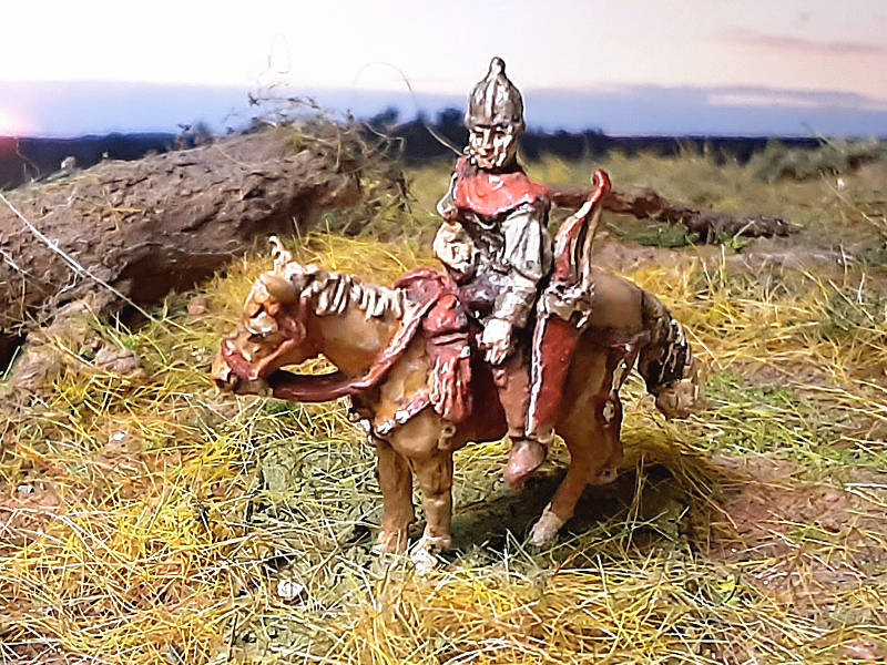 1  2 AD_ Römische Auxiliar-Kavallerie - Bogenschütze zu Pferd (abwartend)