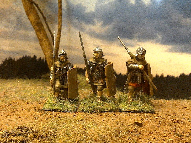 Römische Legionäre mit Pila (2 AD)
