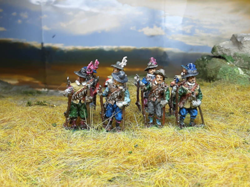 1618 - 1648: Musketiere abwartend (1/72)