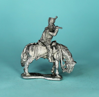 Französischer Husar - Offizier mit Fernrohr (1813 - 1815)